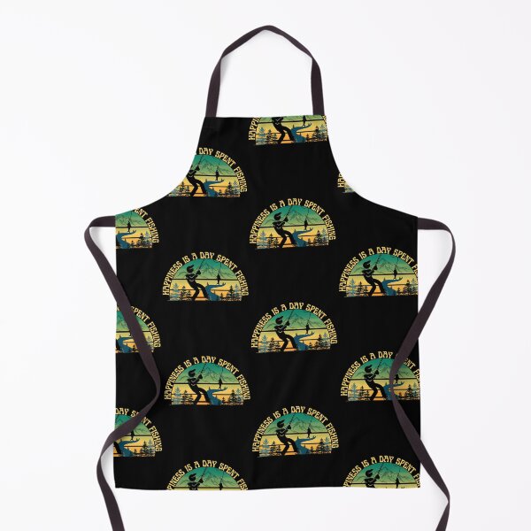 Item preview, Happiness Is A Day Spent Fishing, a day spent, fishing for the day designed and sold by Rally-Girl.