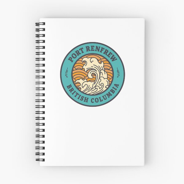 Item preview, Port Renfrew Waves Retro Badge designed and sold by modeoftravel.
