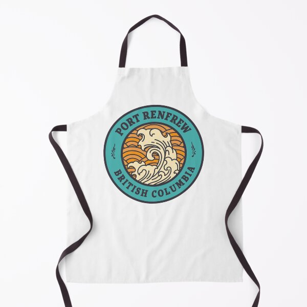 Item preview, Port Renfrew Waves Retro Badge designed and sold by modeoftravel.