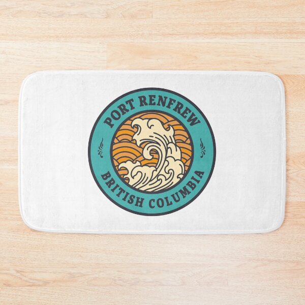 Item preview, Port Renfrew Waves Retro Badge designed and sold by modeoftravel.