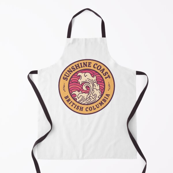 Item preview, Sunshine Coast BC Waves Retro Badge designed and sold by modeoftravel.