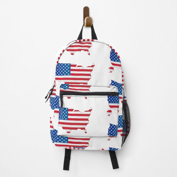 Item preview, United States of America Flag Map designed and sold by Angela Cini.