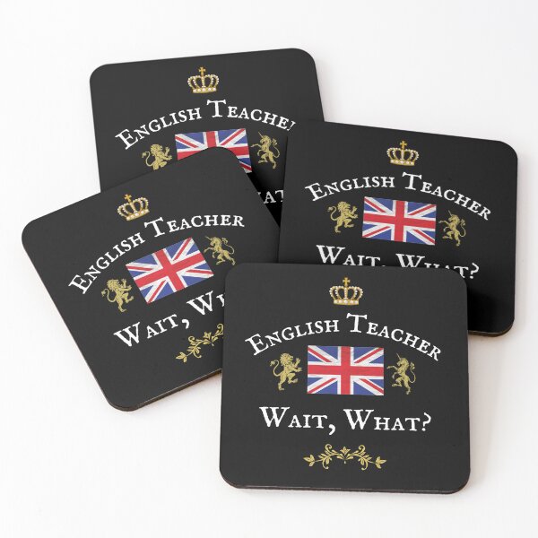 Item preview, ENGLISH TEACHER Wait, What? designed and sold by Krafty  Arts Studio.