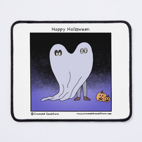 Item preview, Happy Halloween Ghost designed and sold by Cramped Conditions.