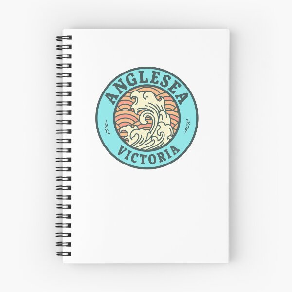 Item preview, Anglesea Waves Retro Badge designed and sold by modeoftravel.