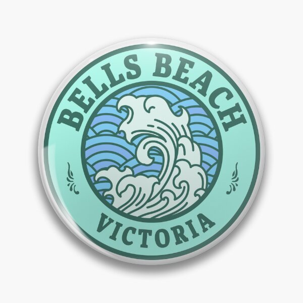 Item preview, Bells Beach Waves Retro Badge designed and sold by modeoftravel.