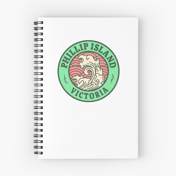 Item preview, Phillip Island Waves Retro Badge designed and sold by modeoftravel.
