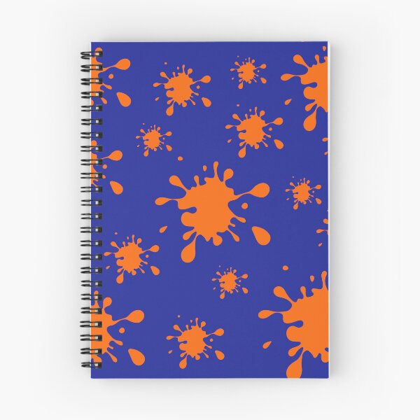 Item preview, Splash Orange Paint Patter designed and sold by Anako Design.