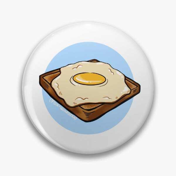 Item preview, Egg on Toast (blue) designed and sold by fox-guardian.