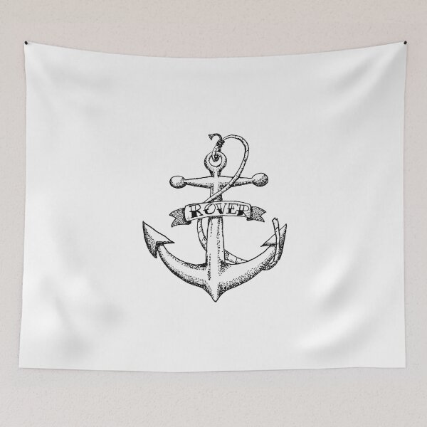 Item preview, Anchor Traditional Pirate Tattoo designed and sold by Beano Supremo.