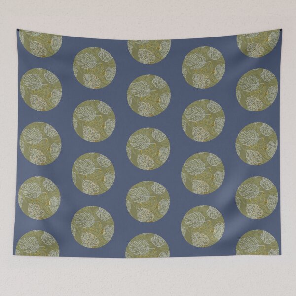 Item preview, Khaki Color Green Floral Pattern Abstract Aesthetic - Unique Khaki, Green Floral Abstract design  designed and sold by haRexia.