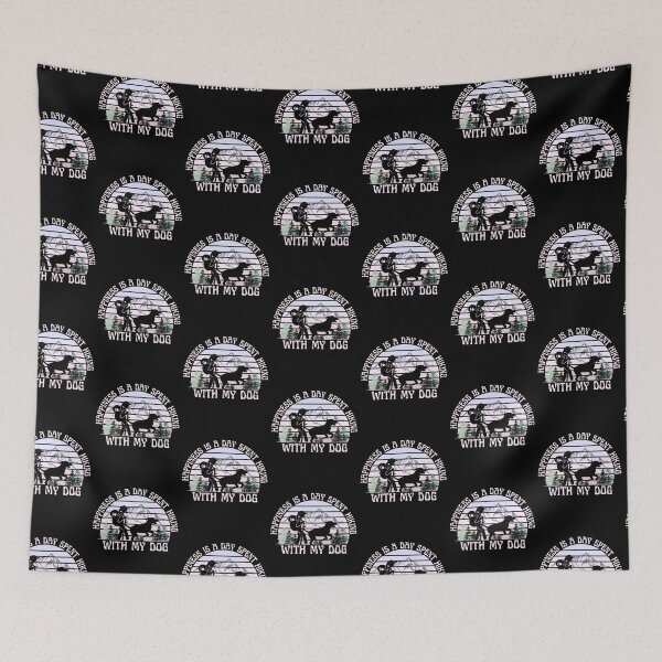 Item preview, Happiness Is A Day Spent Hiking With My Dog -Girl Hiking designed and sold by Rally-Girl.