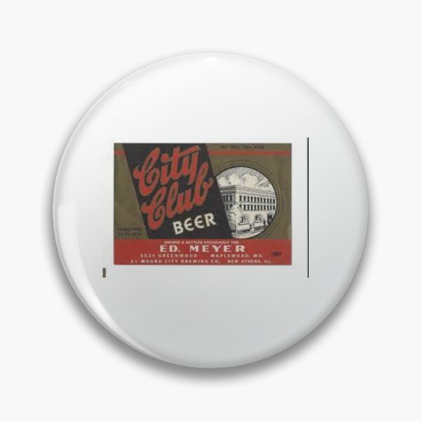 Item preview, City Club Beer, distressed designed and sold by uniquenostalgia.