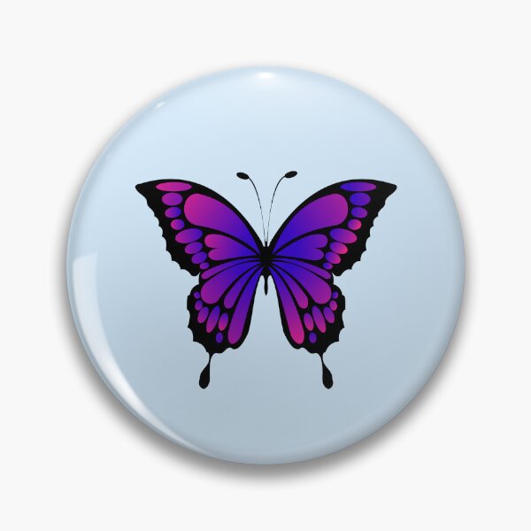 Item preview, Pink, Purple and Blue Butterfly | Subtle Bi Pride Print designed and sold by forkmuddies.