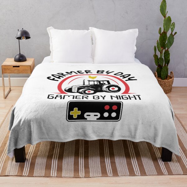 Item preview, Farmer By Day Gamer By Night Funny Farmer Gamer saying Cute Farming Gaming Gift designed and sold by pedrored369.