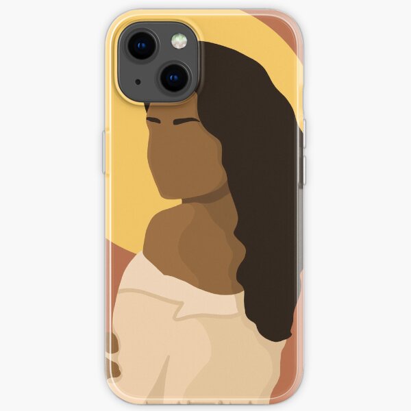 Imani - Black woman art print iPhone Soft Case
