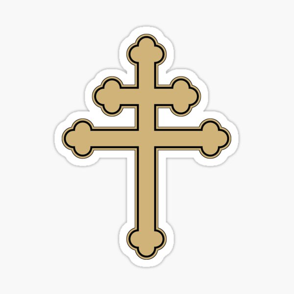 Patriarchal cross Cross fleury Cross of Lorraine Christogram symbol  white text symmetry png  PNGWing
