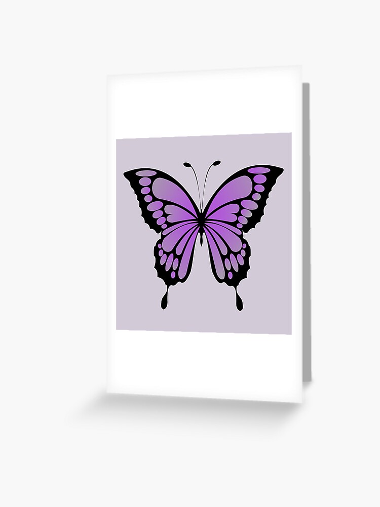 1 Pièce Thème Papillon Carton Kt Violet Avec Ornements Et Supports