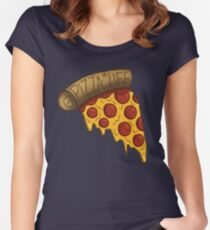 Pizza is LIFE Women's Fitted Scoop T-Shirt