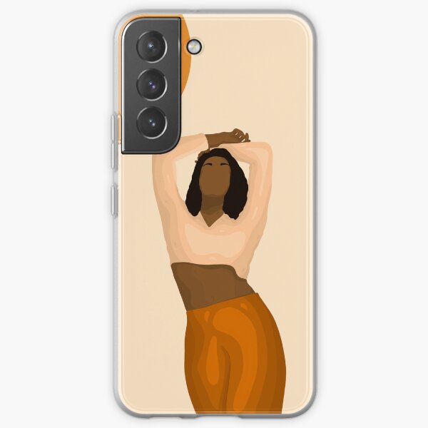 Nova - Black woman reaching for the sun art print Samsung Galaxy Soft Case
