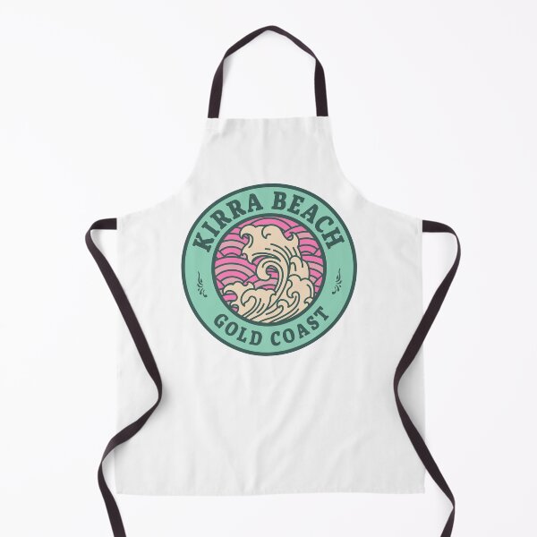 Artikelvorschau, Kirra Beach Waves Retro Badge entworfen und verkauft von modeoftravel.