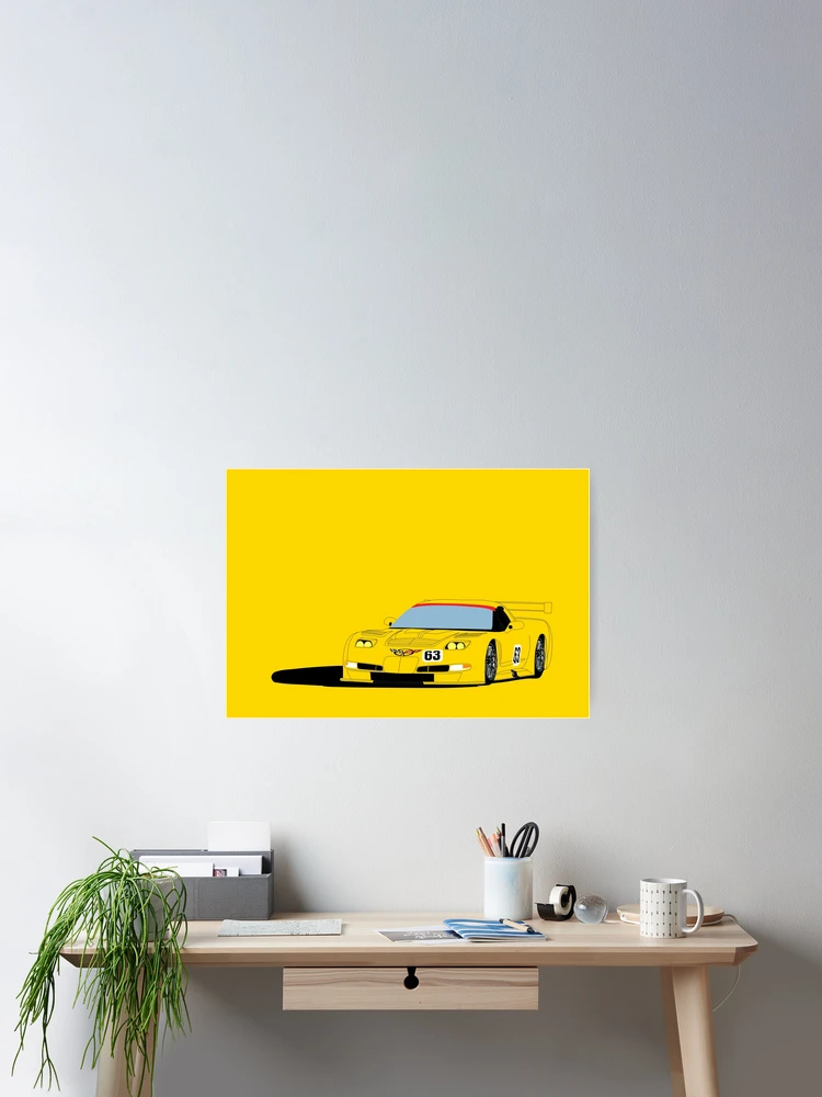Thumbnail 2 of 3, Poster, Corvette C5.R designed and sold by Maxyenko.