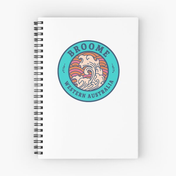 Item preview, Broome Waves Retro Badge designed and sold by modeoftravel.