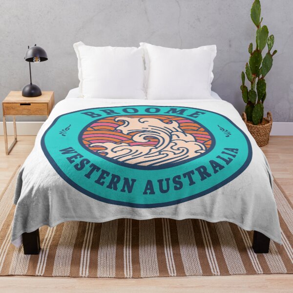 Item preview, Broome Waves Retro Badge designed and sold by modeoftravel.