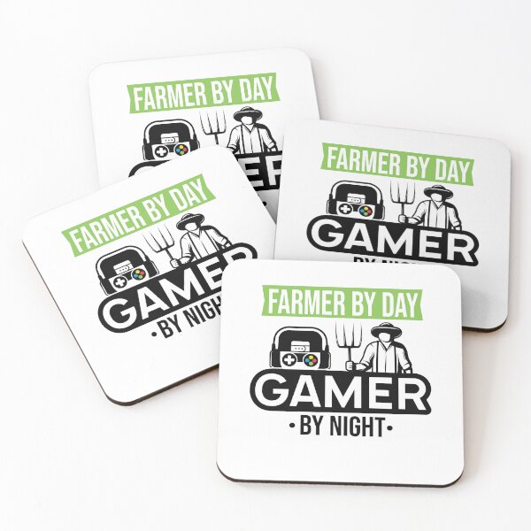 Item preview, Farmer By Day Gamer By Night Funny Farmer Gamer Quote Cute Cool Farming Gaming Gift  designed and sold by pedrored369.
