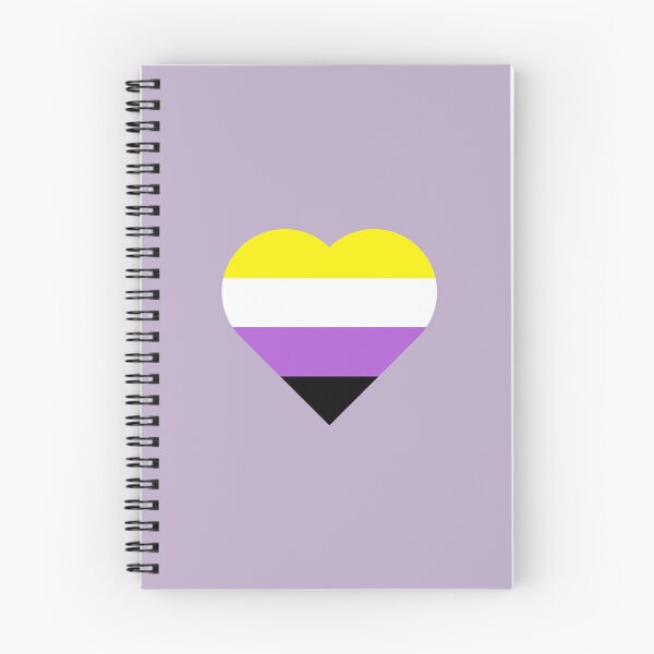 Item preview, Nonbinary Flag Heart designed and sold by forkmuddies.