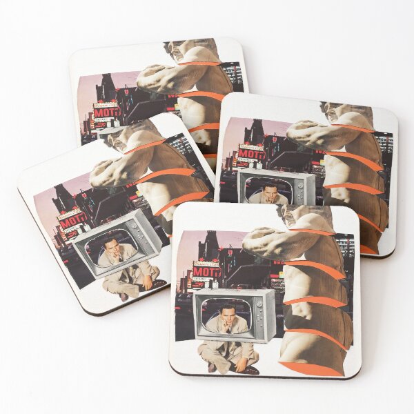 Item preview, Statue of David Retro Collage Wall Art designed and sold by clairemartwork.