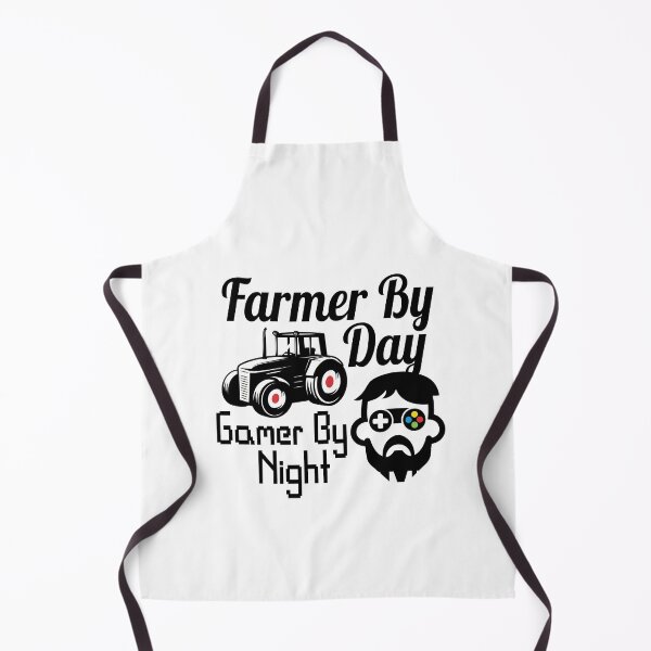 Item preview, Farmer By Day Gamer By Night Funny Farmer Gamer Quote Cute Cool Farming Gaming Gift Tractor + Gamer face Controller designed and sold by pedrored369.
