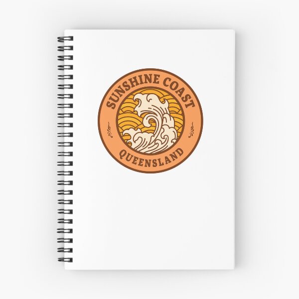 Item preview, Sunshine Coast Waves Retro Badge designed and sold by modeoftravel.