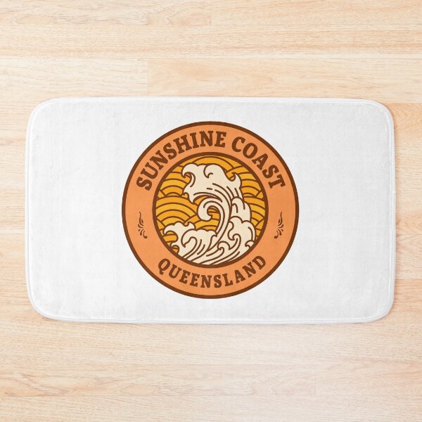 Item preview, Sunshine Coast Waves Retro Badge designed and sold by modeoftravel.