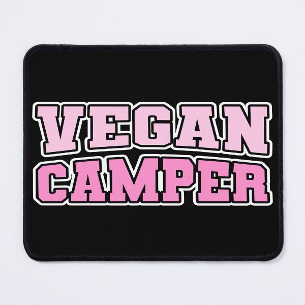 Item preview, Vegan Camper Preppy Camping Plant Based Pink designed and sold by cashewdays.