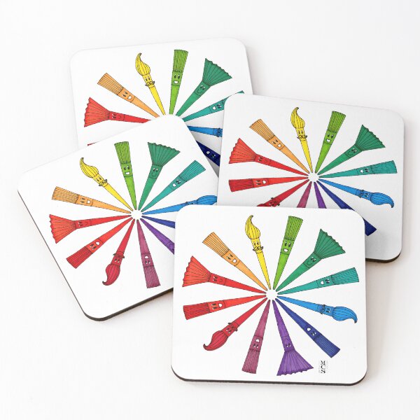 Item preview, Paintbrush Color Wheel designed and sold by Victoria Morgan.