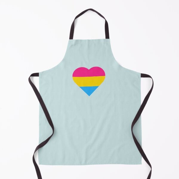 Item preview, Pansexual Flag Heart designed and sold by forkmuddies.
