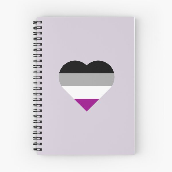 Item preview, Asexual Flag Heart designed and sold by forkmuddies.