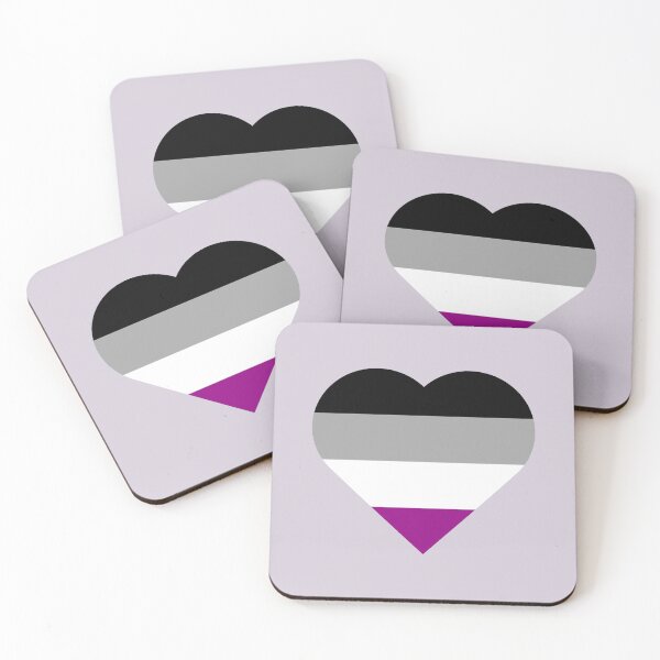 Item preview, Asexual Flag Heart designed and sold by forkmuddies.