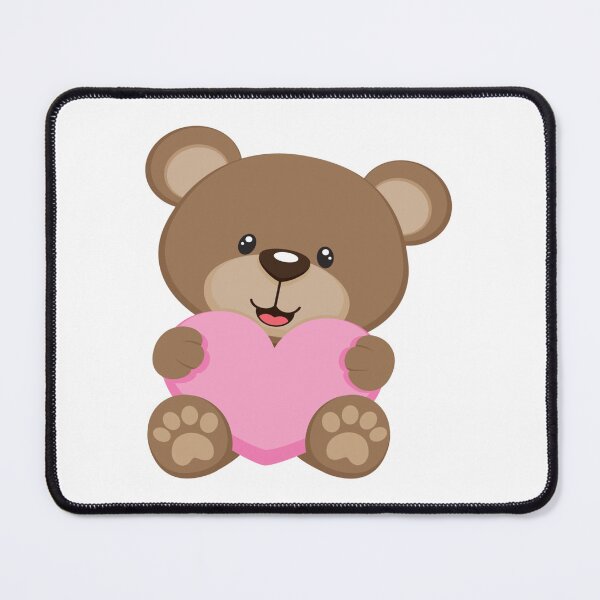 Item preview, Brown teddy bear holding heart designed and sold by Jo-2020.