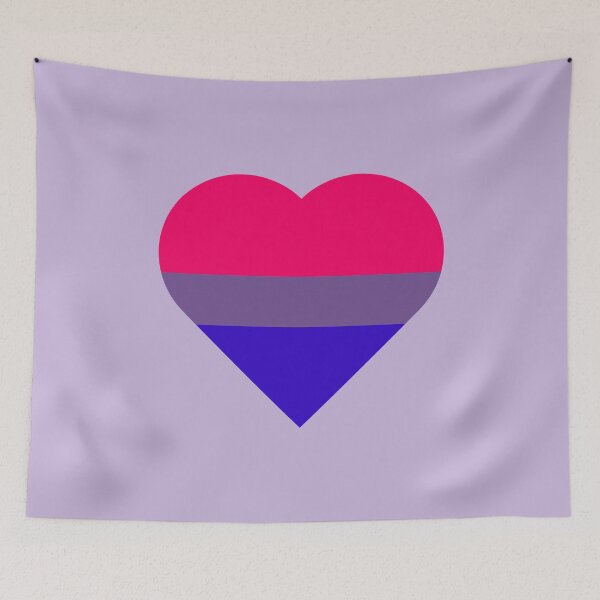 Item preview, Bisexual Flag Heart designed and sold by forkmuddies.