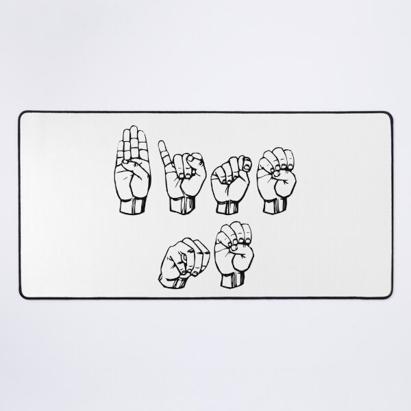 Item preview, Bite Me Sign Language sticker designed and sold by MadEDesigns.