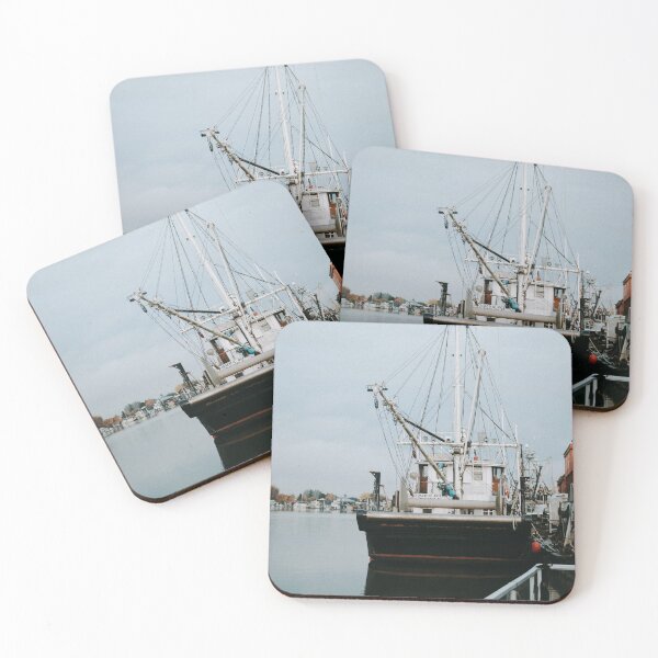 Item preview, Fishing Boat Surrounded by Floating Homes Ladner designed and sold by Tortelikeatiger.