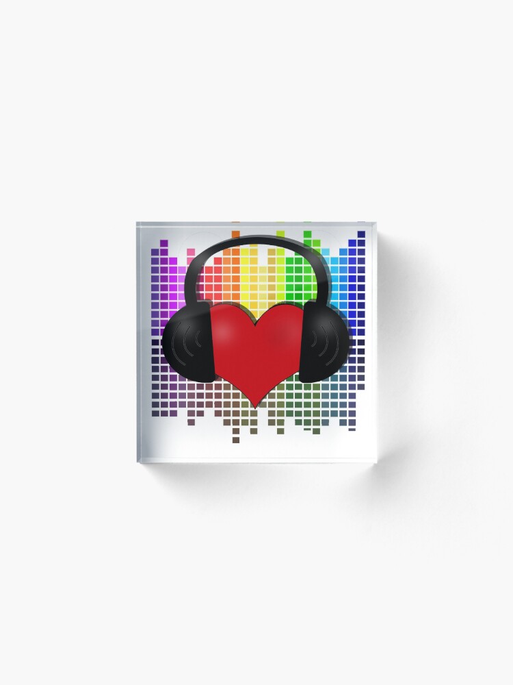 Alternate view of Music Acrylic Block