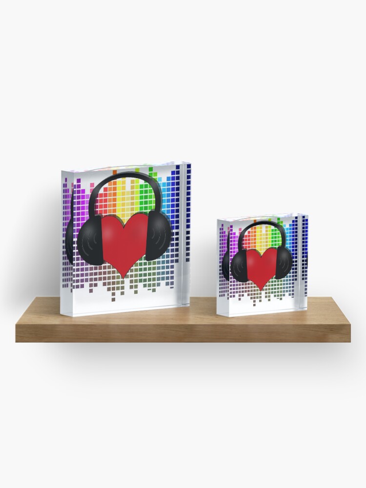 Alternate view of Music Acrylic Block