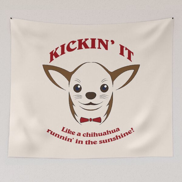 Item preview, Kicking It Like a Chihuahua Running in the Sunshine! designed and sold by Elizabeth Ragona.