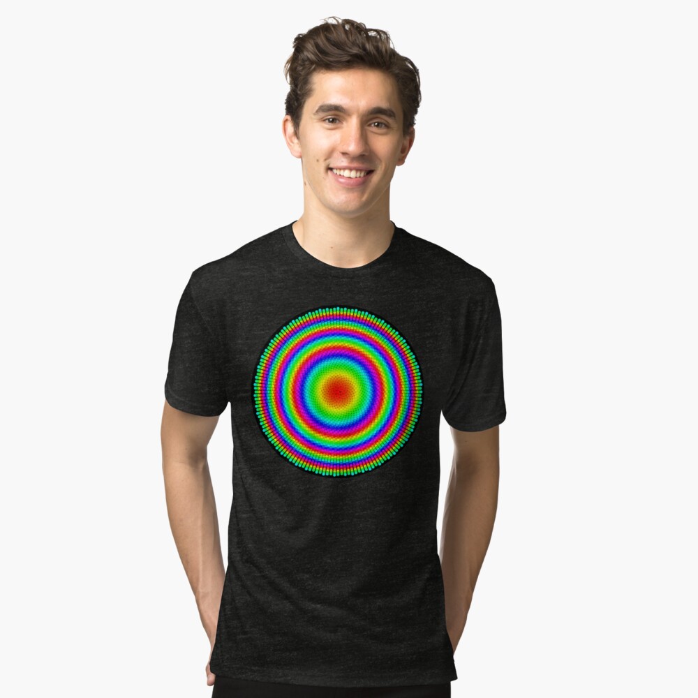 Phyllotaxis-002 Tri-blend T-Shirt