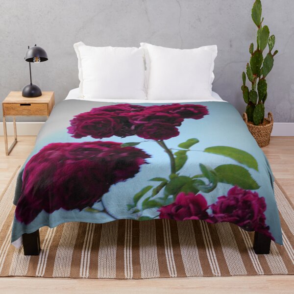 Item preview, Beautiful grunge red flowers designed and sold by grey-hand-art.