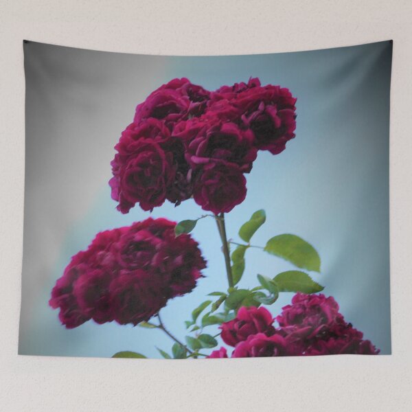 Item preview, Beautiful grunge red flowers designed and sold by grey-hand-art.