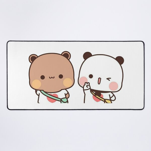 Cute Bear and Panda, Bubu and Dudu Valentine's Day Poster for Sale by  Collins Gonzales